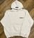 HOODIE ESSENTIALS SMALL LOGO GREY / WHITE