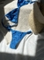 Bikini Triangulo Azul Brilloso - comprar online