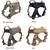 Arnês tático para cães militar para cães pastor alemão K9 grande arnês para cães pequenos ajustável conjunto de trela de nylon malinois - comprar online