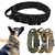 Coleira Tática para Cães Militar Ajustável Nylon Duarable Alemão Shepard Para Treinamento de Caminhada Médio Grande Acessórios para Animais de Estimação - comprar online