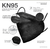 CUBREBOCAS KN95 NEGRO SET 10 PZ