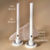 Set Porta Vela Chandelier Concrete (2un) - Branco Marmore - comprar online