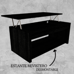 Mesa Elevable Linea acay - Ebano negro