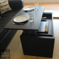 Mesa Elevable Linea acay - Ebano negro