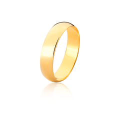 Aliança de casamento Belize 18K 5mm Abaulada