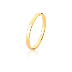 Aliança de casamento Berlim 18K 2mm Clássica