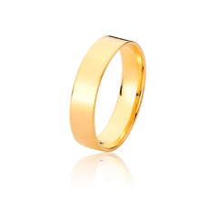 Aliança de casamento Sidney 18K 5,2mm Clássica