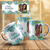 Caneca Personalizada Coleção Cactos e Flores com Foto - Floral