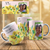 Caneca Personalizada Coleção Cactos e Flores com Foto - Floral