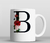 Caneca Personalizada Coleção Floral Black - Alfabeto - comprar online