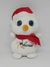 Boneco de Neve Cachecol Bordado Olhos de Glitter Pelúcia Br Machine Coleção Natal Brinquedo - Pelúcias