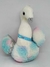 Cisne Tie Dye Olhos De Glitter Pelúcia Brinquedo - Pelúcias