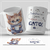 Caneca Personalizada Trabalhar Duro Para Mimar Meus Gatos - Pets