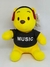 Ursinho Pooh Camisa Music Fone Pelúcia Br Machine Brinquedo - Pelúcias