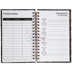 Agenda Docente 24-25 - Blanco y Negro - Katze Creations