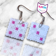 Dados - Aretes - Hama Beads