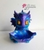 Incensário Cascata Dragão Baby Azul 12cm