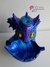 Incensário Cascata Dragão Baby Azul 12cm na internet