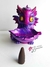 Incensário Cascata de Dragão Baby Roxo 12cm - comprar online