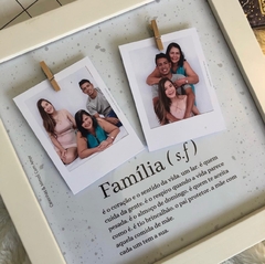 PORTA-RETRATO COM SIGNIFICADO FAMÍLIA - comprar online