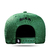 Boné Snapback Verde Logo Metal Preto na internet