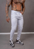 Calça Slim Fit Sarja Branco na internet