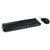 Teclado e Mouse Microsoft Wired Multimidia 600 ABNT 2 Preto USB - APB-00005