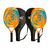 Kit 2 Un. Raquete Beach Tennis Fibra de Carbono + Bolsa Fibra de Carbono