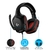 Headset Gamer Logitech G332 para PC, PlayStation, Xbox e Nintendo Switch, Preto/Vermelho - 981-000755 - comprar online