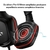 Headset Gamer Logitech G332 para PC, PlayStation, Xbox e Nintendo Switch, Preto/Vermelho - 981-000755 - Aprire Tech