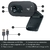 Webcam Logitech C505, 720P HD, 30 FPS, com Microfone, 3 MP, USB, Preto - comprar online