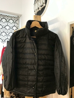 Campera Puffer acanalada corta - tienda online