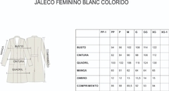 Jaleco Feminino Blanc Coloré na internet