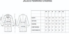 Jaleco Feminino Chemise - Belle Blanc