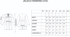 Jaleco Feminino Chic - loja online