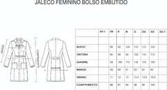 Jaleco Formatura Feminino com Bolso Embutido - Belle Blanc