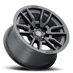 17X8.5 ICON VECTOR 6 SATIN BLACK 6x139 ET 0 na internet