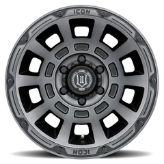 17X8.5 ICON THRUST SMOKED SATIN BLACK TINT 5x127 ET -6 - comprar online