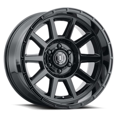 20X10 ICON RECOIL GLOSS BLACK 6x139 ET -24