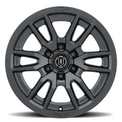 17X8.5 ICON VECTOR 6 SATIN BLACK 6x139 ET 0 - comprar online