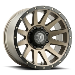 18X9 ICON COMPRESSION MATTE BRONZE 8X165 ET +12