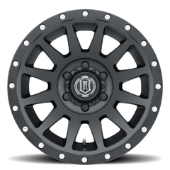 18X9 ICON COMPRESSION SATIN BLACK 6x139 ET 0 - comprar online