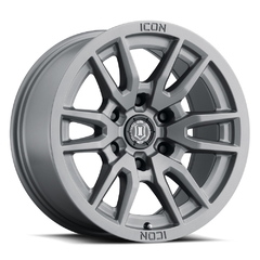 17X8.5 ICON VECTOR 6 MATTE TITANIUM 6x139 ET 0