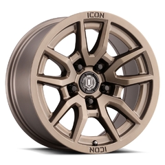 17X8.5 ICON VECTOR 5 MATTE BRONZE 6x139 ET 0