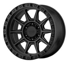 18X9 AMERICAN RACING IRON BLACK 6X139 ET 0