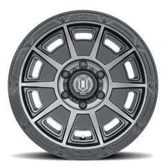 17X8.5 ICON VICTORY SMOKED SATIN BLACK TINT 5x127 ET -6 - comprar online