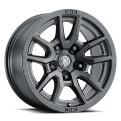 17X8.5 ICON VECTOR 5 SATIN BLACK 5x127 ET -6