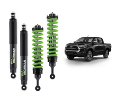 Kit Suspensão IronMan Foam Cell PRO Toyota Hilux 2016 a 2024 2 Polegadas