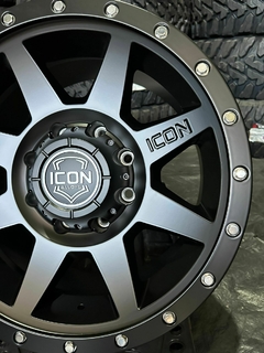 18X9 ICON REBOUND SATIN BLACK 8X165 ET +12 - Trade Tires | Entrega Rápida para todo Brasil