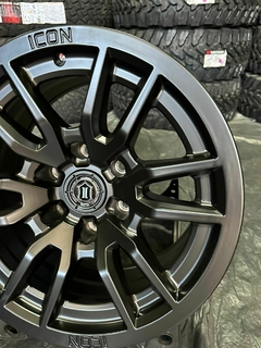 17X8.5 ICON VECTOR 6 SATIN BLACK 6x139 ET 0 - loja online